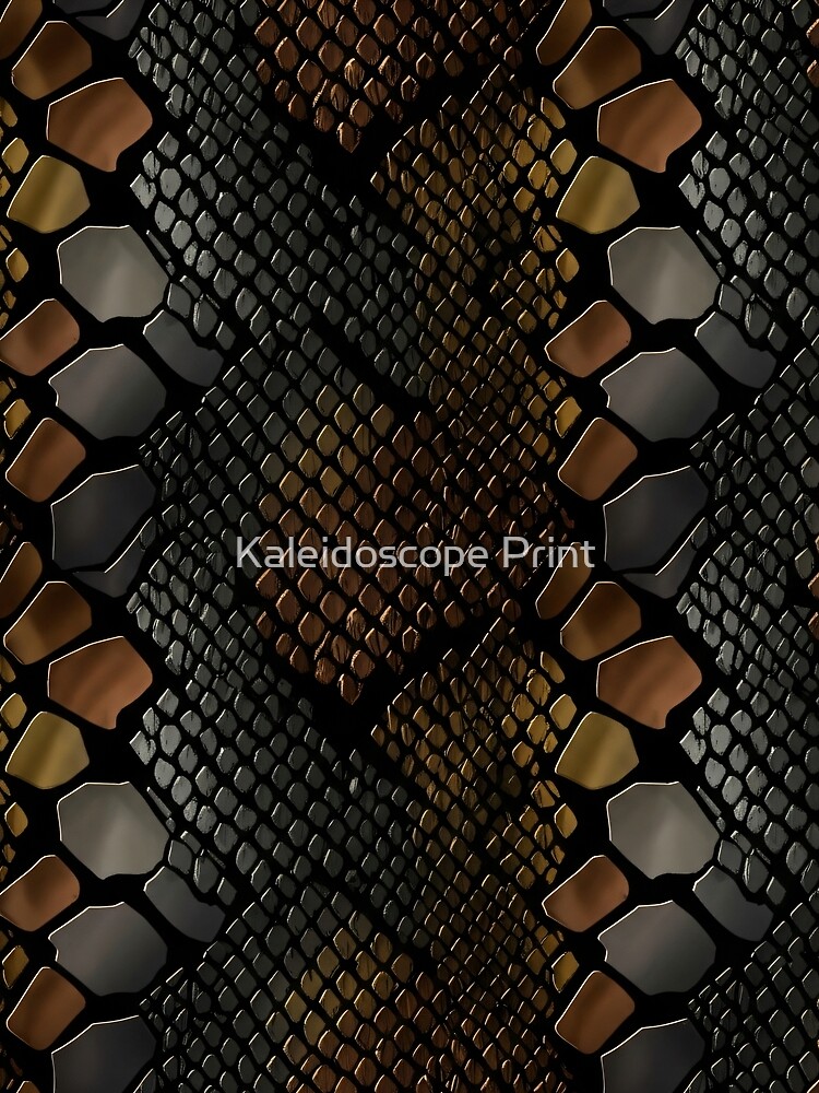 Thumbnail 3 of 3, Scarf, Golden Python designed and sold by AlexArtAi.