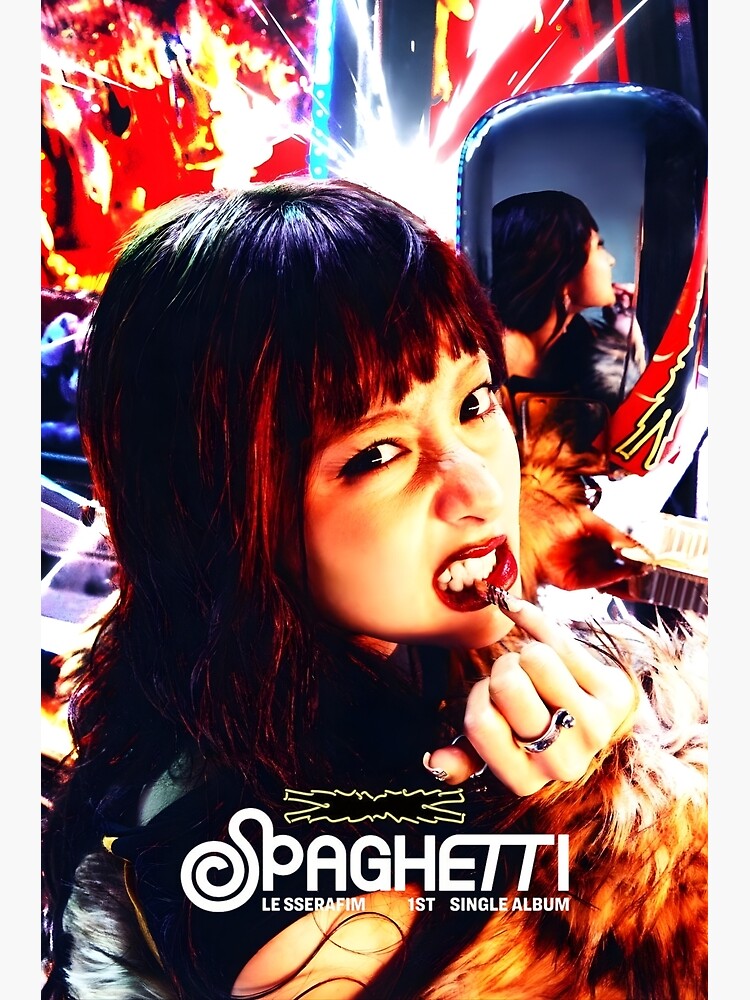 LE SSERAFIM SPAGHETTI Yunjin Merch – Limited K‑Pop Apparel