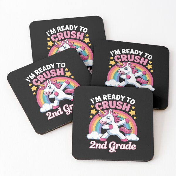 Item preview, I'm Ready To Crush 2nd Grade Girls Back to School First Day  designed and sold by MicanCuteStore.