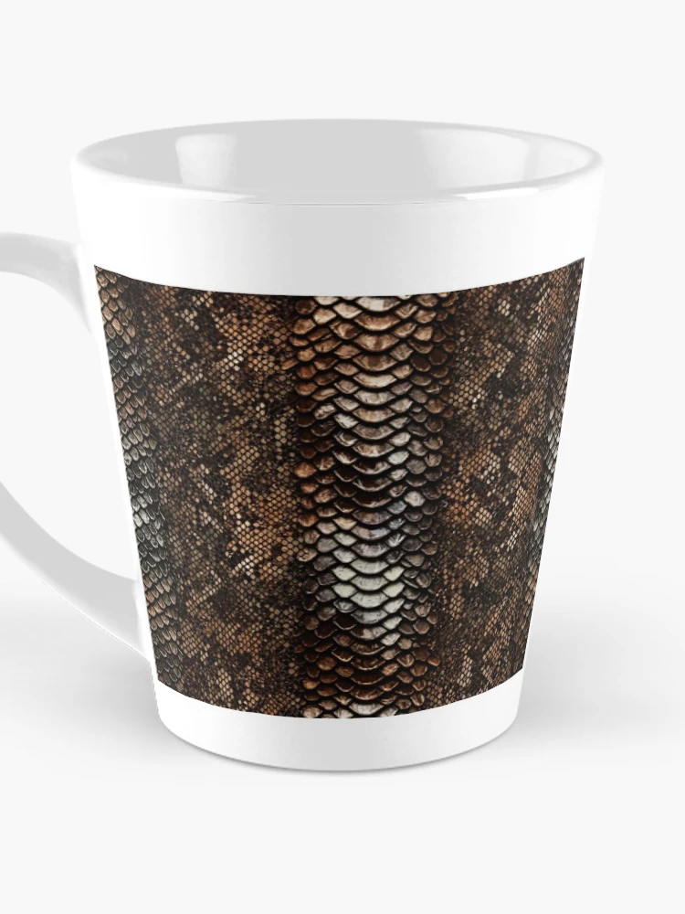 Thumbnail 3 of 4, Coffee Mug, Rustic Python designed and sold by Kaleidoscope Print.
