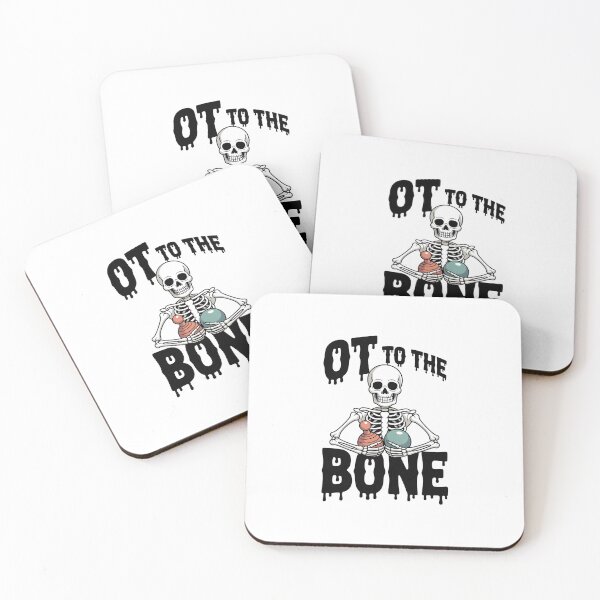 Item preview, OT to the Bone – Funny Occupational Therapist and COTA Halloween Design designed and sold by ClinicalHubs.