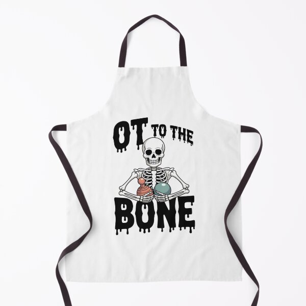 Item preview, OT to the Bone – Funny Occupational Therapist and COTA Halloween Design designed and sold by ClinicalHubs.