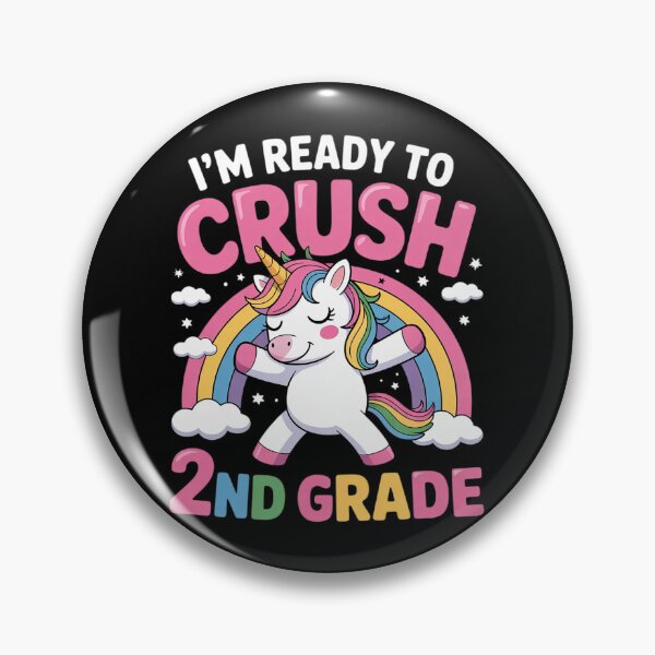 Artikelvorschau, Ich bin bereit, die Zweitklässlerinnen zu erobern! Einhorn-Schulstart entworfen und verkauft von MicanCuteStore.