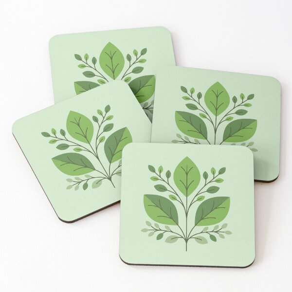Item preview, Minimal Green Leaf Motif Design designed and sold by 0606PM.