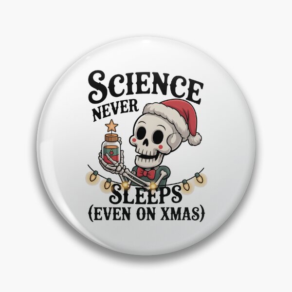 Item preview, Science Never Sleeps – Funny Christmas Lab Scientist and Medical Technologist Design designed and sold by ClinicalHubs.