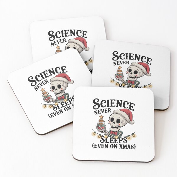 Item preview, Science Never Sleeps – Funny Christmas Lab Scientist and Medical Technologist Design designed and sold by ClinicalHubs.