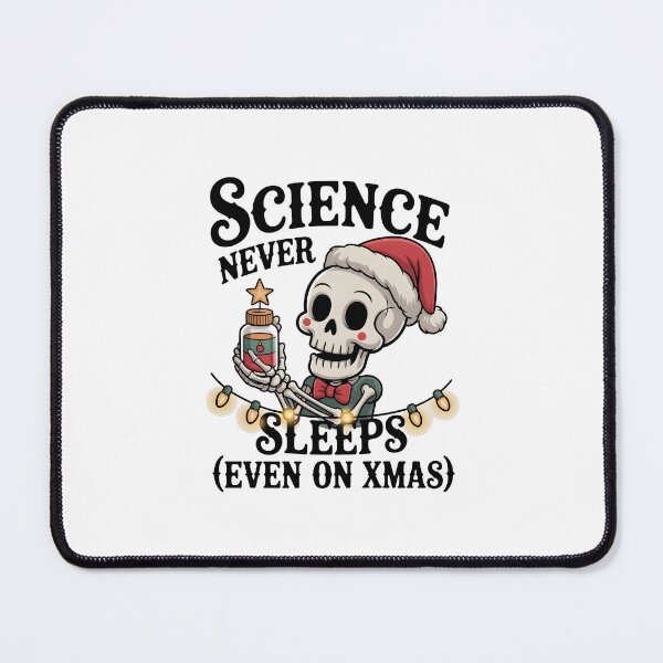 Item preview, Science Never Sleeps – Funny Christmas Lab Scientist and Medical Technologist Design designed and sold by ClinicalHubs.