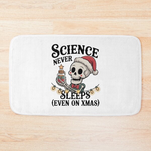 Item preview, Science Never Sleeps – Funny Christmas Lab Scientist and Medical Technologist Design designed and sold by ClinicalHubs.