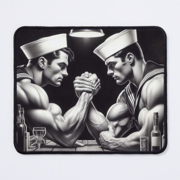 Item preview, 1940s Vintage Sailors "Blink" San Francisco Tom of Finland Tribute Gay Pride Graphic Design designed and sold by ItsAKinkThing.