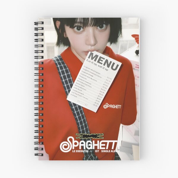 Item preview, LE SSERAFIM SPAGHETTI Sakura Merch – Limited K‑Pop Apparel & Accessories designed and sold by Valereekmerch.
