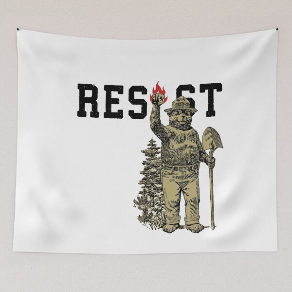 Item preview, Smokey Bear Resist Shirt, Protect Our National Parks Shirt designed and sold by WilmaMcMillan.