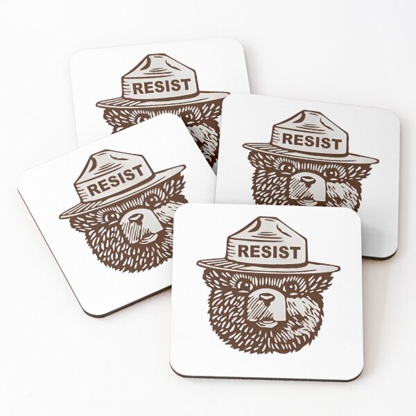 Item preview, Smokey the Bear Resist designed and sold by RoisinMcConnell.