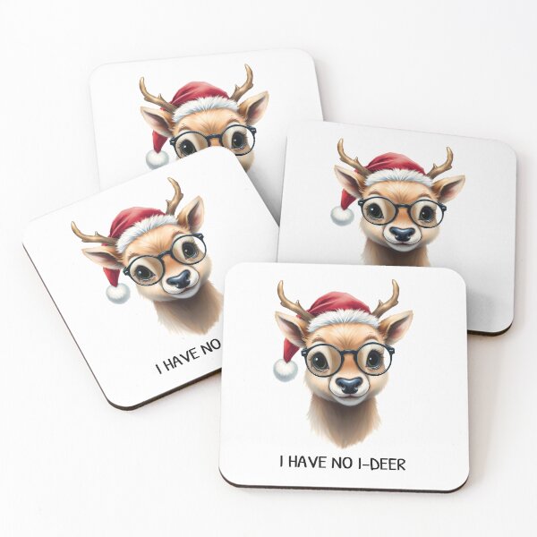 Item preview, "I Have No I-Deer" Funny Clueless Reindeer Pun designed and sold by SolaoLab.