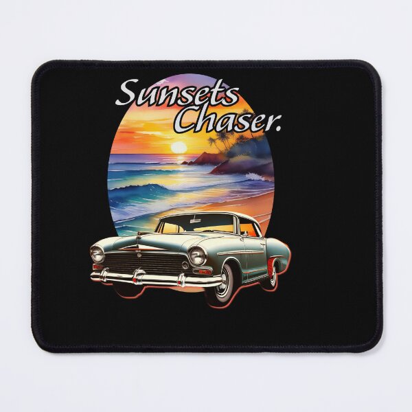 Item preview, Sunset Chaser- vintage car art 3 designed and sold by Digidelico.