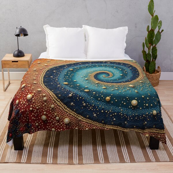 Item preview, Aboriginal Inspired Dot Art - Sand Water Vortex designed and sold by GrinGalore.