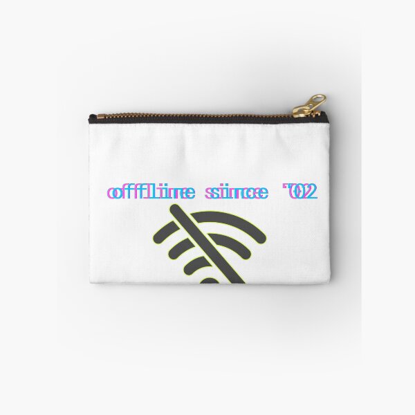 Item preview, Offline Since ’02 – Y2K Retro Tech Typography Design designed and sold by JA-1994.