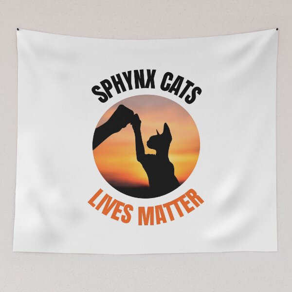 Item preview, Sphynx Cat Lives Matter designed and sold by Sphynx Cat Art.
