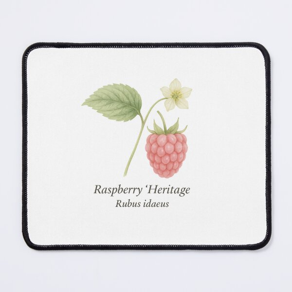 Item preview, Raspberry ‘Heritage’ – Soft Summer Botanical Illustration designed and sold by BloomKind.