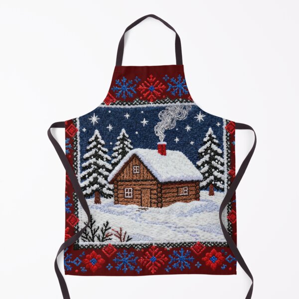 Item preview, Romanian Winter Embroidery – Traditional Folk Christmas Design designed and sold by Maximilianos.