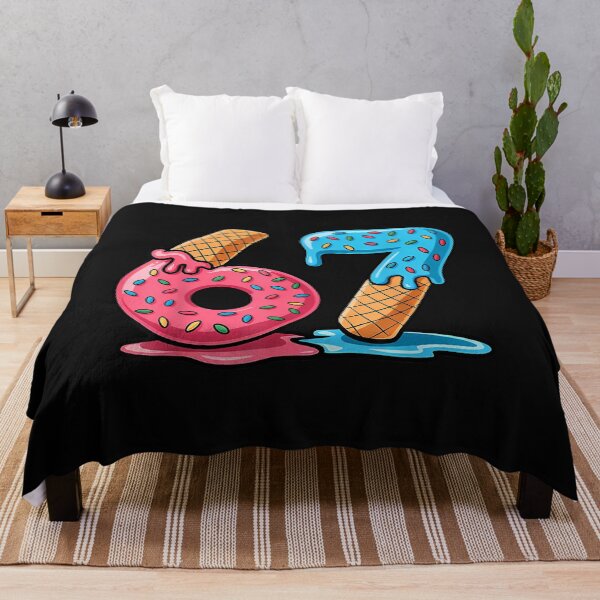 Item preview, Six Seven Ice Cream Drip Cool Meme 67 Funny Number designed and sold by merlinnears.