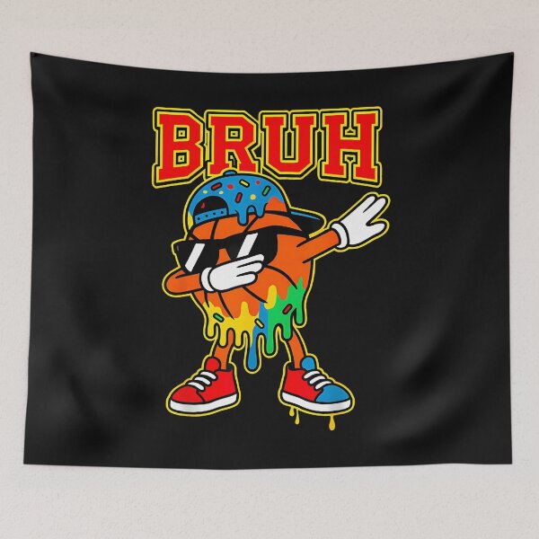 Item preview, Dabbing Basketball Ice Cream Drip Bruh Boys Basketball Stuff designed and sold by merlinnears.
