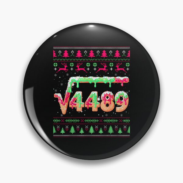Item preview, Square Root 4489 Christmas Ugly Sweater Math Teacher 67 Meme designed and sold by merlinnears.
