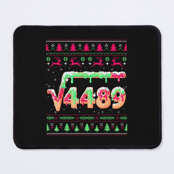 Item preview, Square Root 4489 Christmas Ugly Sweater Math Teacher 67 Meme designed and sold by merlinnears.