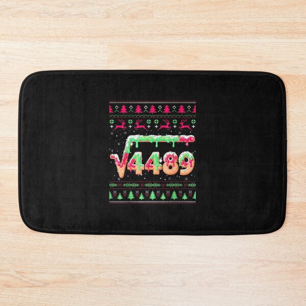 Item preview, Square Root 4489 Christmas Ugly Sweater Math Teacher 67 Meme designed and sold by merlinnears.