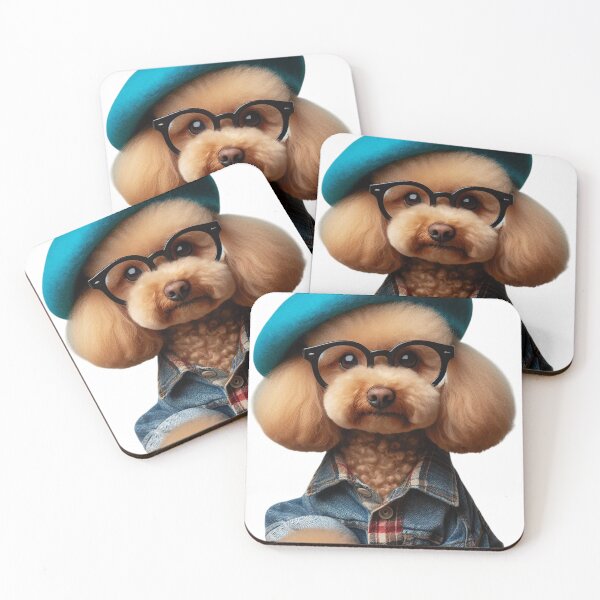 Item preview, Coffee Soul Poodle – The Indie Spirit in Brown designed and sold by bigunclejerry.
