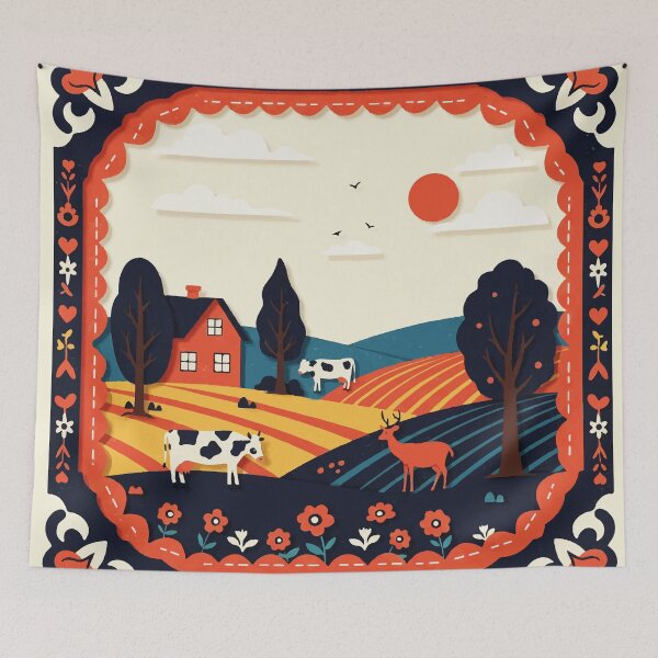 Item preview, Idyllic farm designed and sold by Design4uStudio.