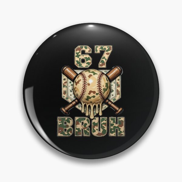 Item preview, Ice Cream Dripping Baseball Camo Drip Fun 6 7 Six Seven Bruh  designed and sold by merlinnears.