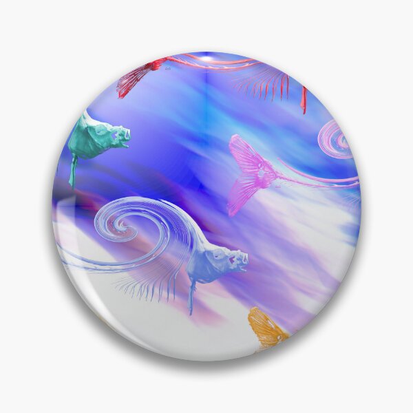 Item preview, Colorful fish skeletons – Happy play in the sea / Swiss Artwork Photography designed and sold by Raphael Wolf.