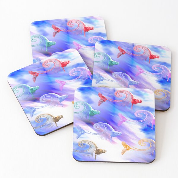 Item preview, Colorful fish skeletons – Happy play in the sea / Swiss Artwork Photography designed and sold by Raphael Wolf.
