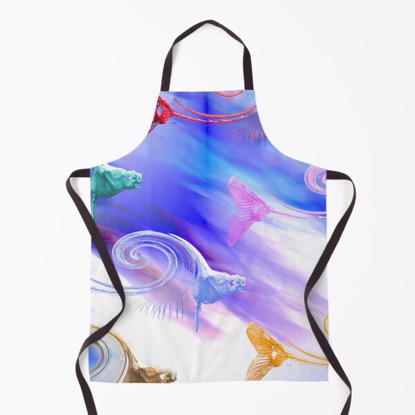 Item preview, Colorful fish skeletons – Happy play in the sea / Swiss Artwork Photography designed and sold by Raphael Wolf.