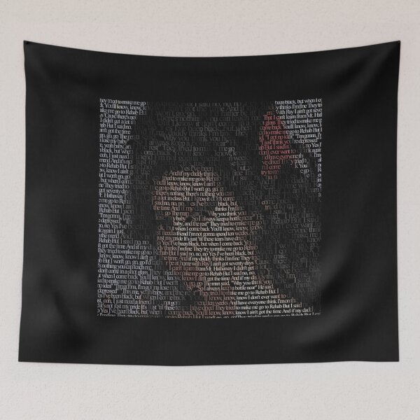 Item preview,  Amy Winehouse 'Rehab' Lyrics Inspired  designed and sold by TracyTranTy.