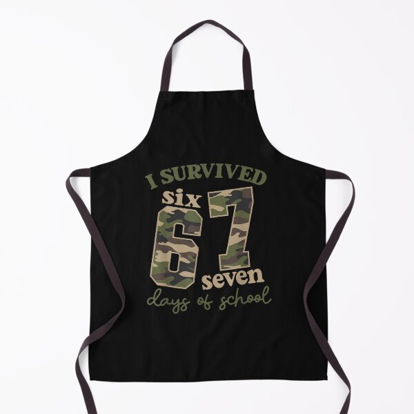 Item preview, Camo I Survived 67 Six Seven Days Of School Teacher 6 7 Meme designed and sold by merlinnears.