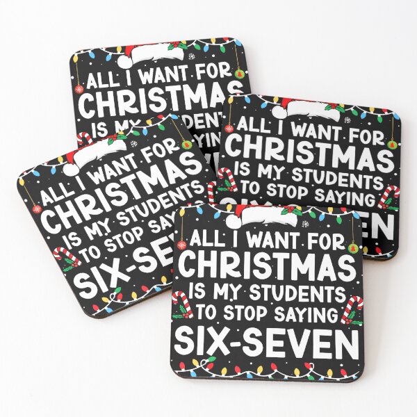 Item preview, Students Saying 6-7 67 Six Seven Meme Teacher Christmas designed and sold by stershopepie.