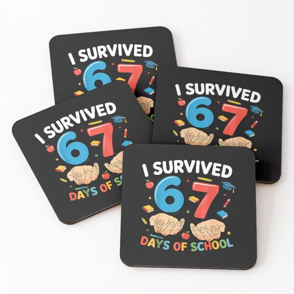 Item preview, I Survived 67 Days Of School Six Seven Teacher Cute 6 7 Meme designed and sold by merlinnears.
