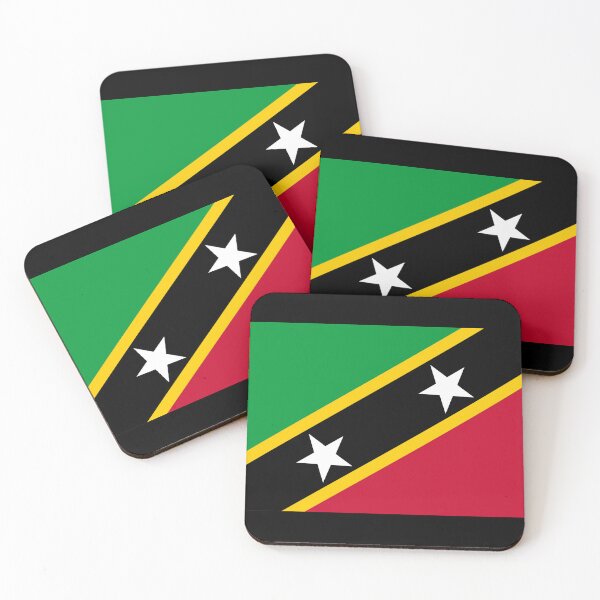 Item preview, Saint Kitts and Nevis Flag – Twin Island Stars Design designed and sold by Dany05117671.