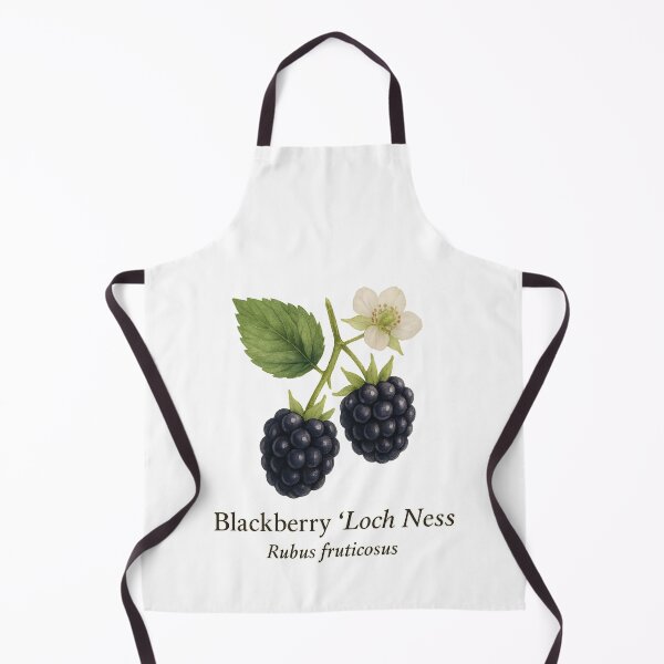 Item preview, Blackberry ‘Loch Ness’ – Deep Midnight Botanical Illustration designed and sold by BloomKind.