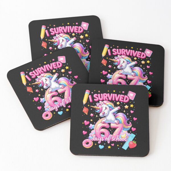 Item preview, I Survived 67 Days Of School Funny Six Seven Teacher Student designed and sold by merlinnears.