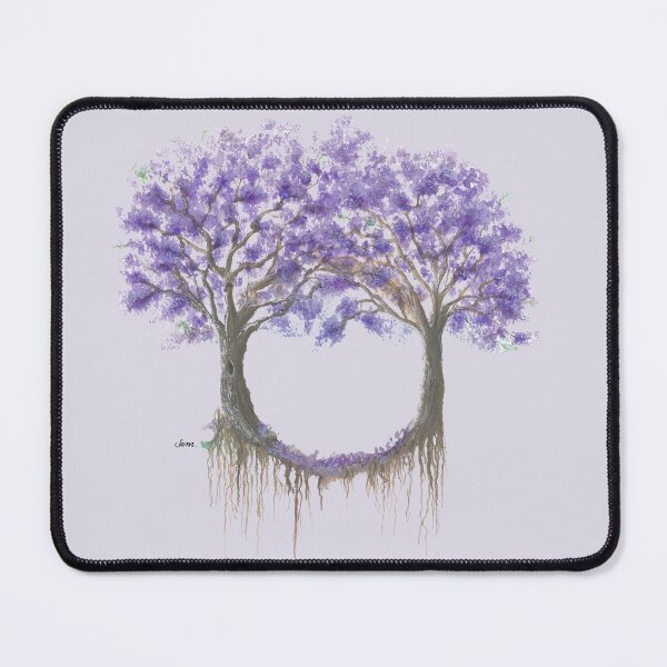Item preview, Jacaranda Season, Purple Tree Watercolour, Fantasy Tree Art designed and sold by Sam Morton - Heart Art.