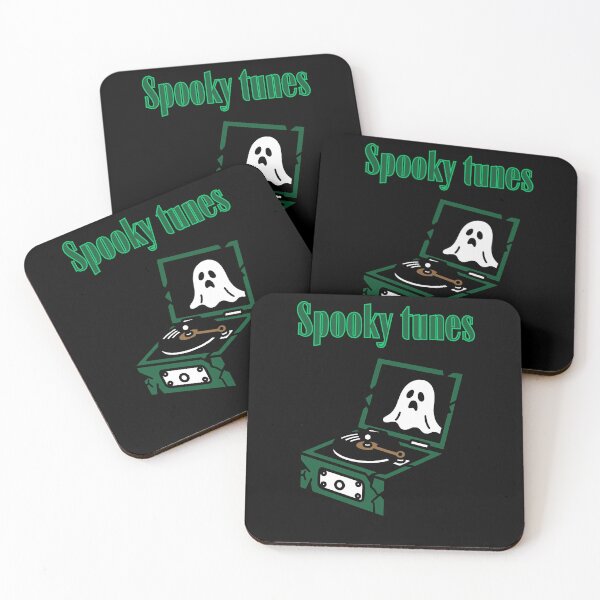 Item preview, Spooky tunes in dark green 1 Aesthetic Alternative Tshirt designed and sold by OldSkullDesigns.
