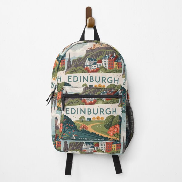 Item preview, Stylized Edinburgh Castle Art – Scotland Travel Poster designed and sold by Witsprings.