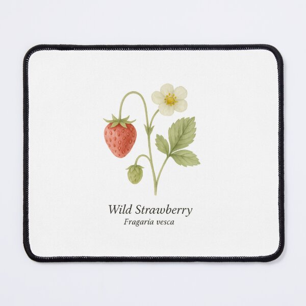 Item preview, Wild Strawberry – Woodland Summer Botanical Illustration designed and sold by BloomKind.