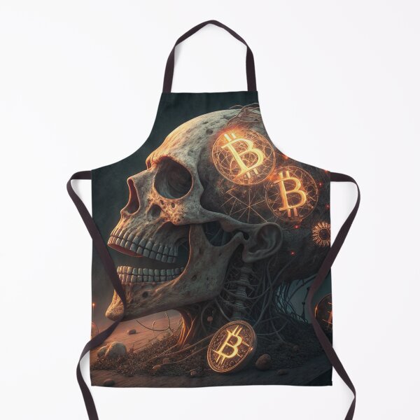 Item preview, Skull and Bitcoin designed and sold by zangess1.