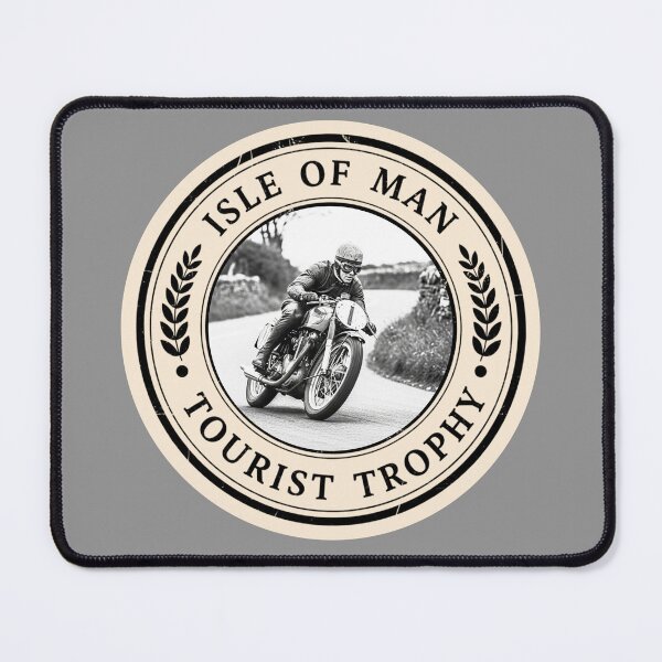 Item preview, Isle of Man Tourist Trophy - Vintage Emblem designed and sold by KiwiRider.