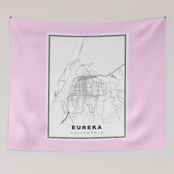 Item preview, Minimalist Eureka Map designed and sold by Tamas Das.