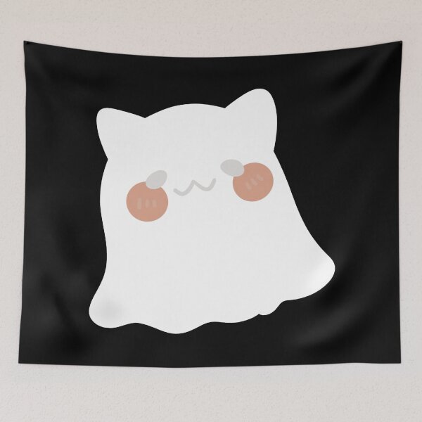 Item preview, Cute Ghost Cat white white cat designed and sold by ImhStephanie421.