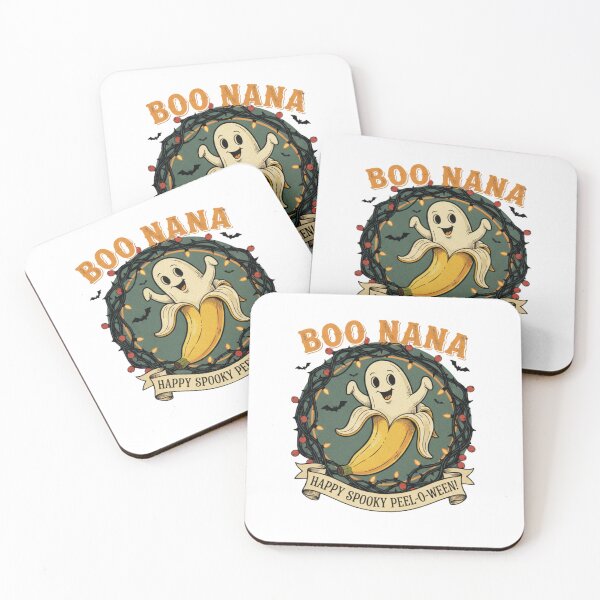 Item preview, Vintage Boo Nana Halloween Pun - Classic Ghost Banana Aesthetic Gift designed and sold by Wear Sculpt.